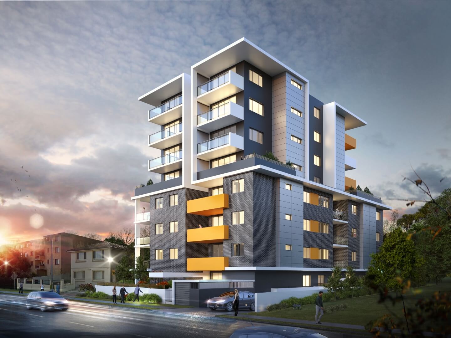 Beautiful render of the Copeland, Liverpool vertical village